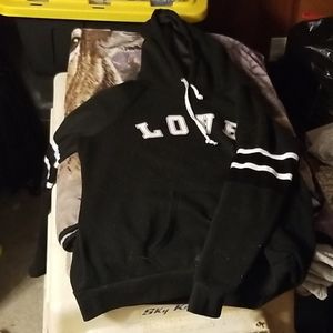 love black hoodie